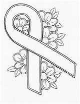 Cancer Breast Ribbon Coloring Awareness Pages Drawing Red Color Violence Printable Domestic Lung Tattoo Getdrawings Drawings Ribbons Sheets Tattoos Survivor sketch template
