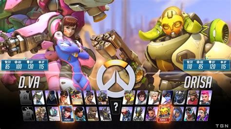 overwatch fighting game character selection screen mockup デザイン アイドル