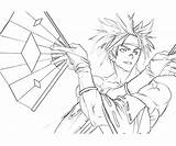 Guilty Gear Anji Mito Character sketch template