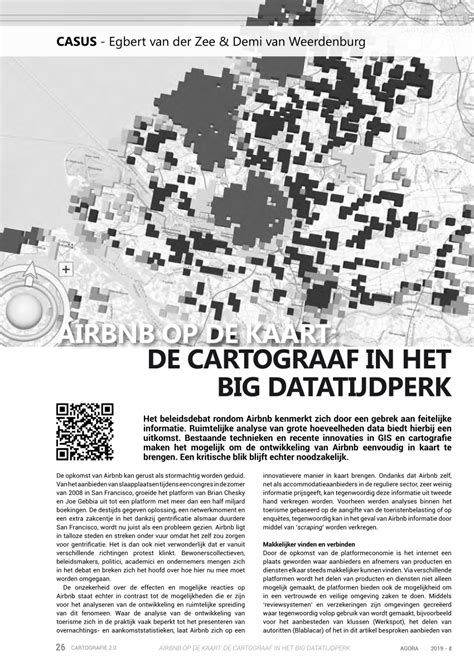 airbnb op de kaart de cartograaf  het big datatijdperk