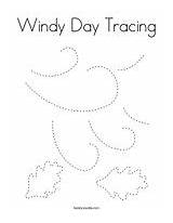 Windy Tracing sketch template