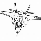Coloring Pages Jet Airplane Drawing 35 Fighter Lightning Online Force Print Ii Plane Kids Military F35 Book Air Airplanes Color sketch template