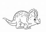 Triceratops Dinosauro Coloration Triceratopo Dinosaurier Dinosaure Colora Pagine Ancient Ankylosaurus Stegosaurus sketch template