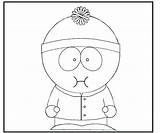 South Park Coloring Pages Cartman Colouring Stan Getcolorings Marsh Getdrawings Color sketch template