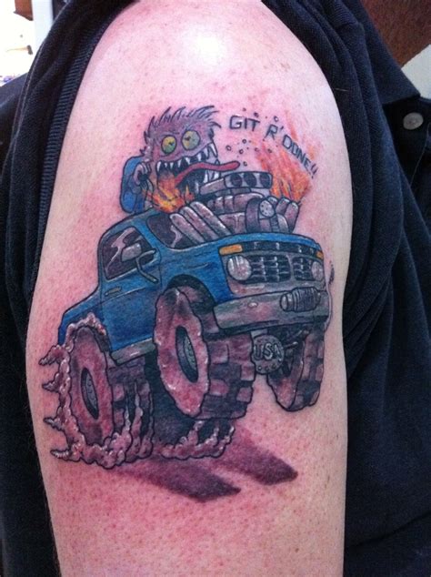 Ford Pickup Big Daddy Roth Racing Tattoos Paulberkey Tattoos By