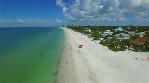 aerial video fort myers beach drone stock footage video  royalty   shutterstock