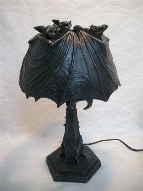 cm fledermaus stehlampe lampe vampir bat deko gv dark