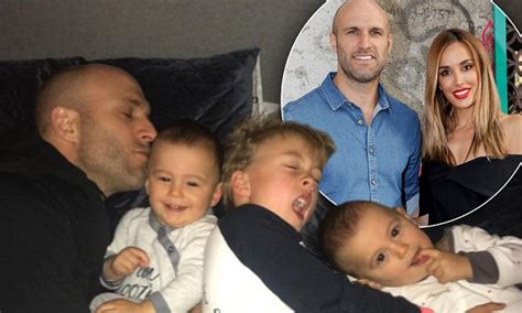 rebecca judd shares cute photo of husband chris with sons daily mail