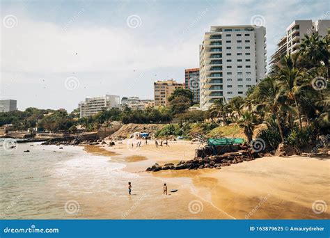 beach  dakar africa stock image image  land