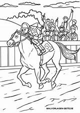 Pferderennen Malvorlage Pferde Paard Cavalli Ausmalen Andalusisch Paardenhoofd öffnen Grafik Kleurplaten Reiten sketch template