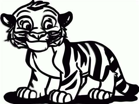 gambar baby tiger winnie pooh coloring pages  friends print