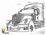 Peterbilt Rig Wheeler Kenworth Camiones Navistar Mack Pintar 4x4 Semicamiones Carritos Truckers sketch template