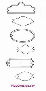 Printable Labels Templates Label Own Make Da Name Inmyownstyle Salvato Chevron Imprimer Print Printablee sketch template