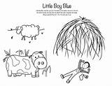 Coloring Boy Blue Little Pages Whatever Boys sketch template