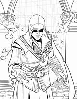 Pages Scarface Coloring Getcolorings Assassin Creed sketch template