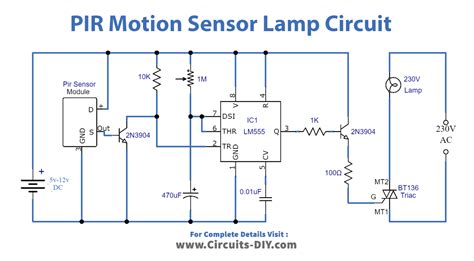 motion sensor circuit diagram  lighting shelly lighting