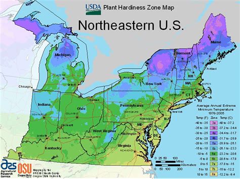 usda plant hardiness zone maps  region