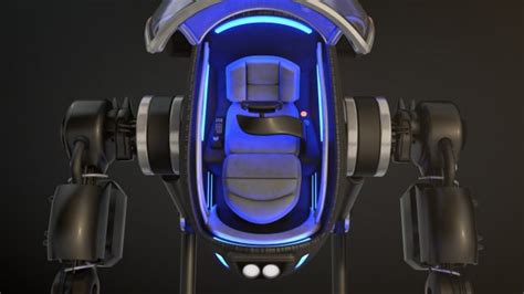 Robot 03 With Cockpit Free 3d Models