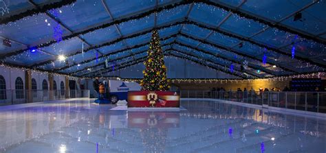 bluewater temporary ice rink clearspan marquee icescape