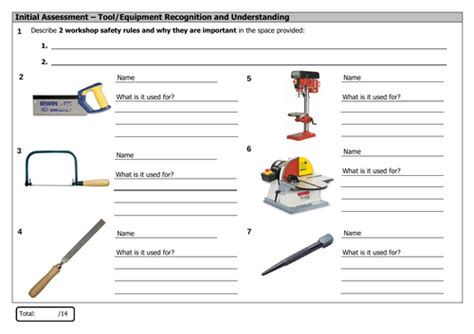 mini assessment tool recognition  understanding teaching resources