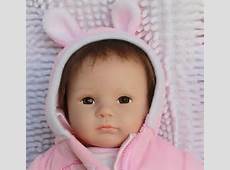 Realistic Silicone Vinyl Reborn Baby Dolls Rooted Hair Lifelike Baby