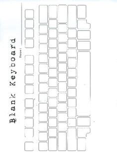 blank keyboarding sheet  quiz keyboarding pinterest