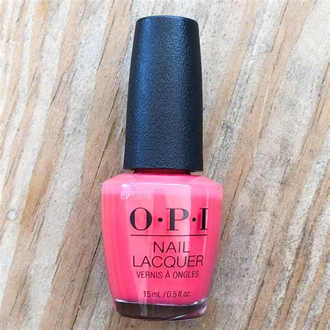 opi nail lacquer we seafood and eat it pink polish