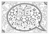 Colouring Kindness Johnstone sketch template