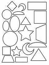 Shapes Coloring Pages Printable sketch template