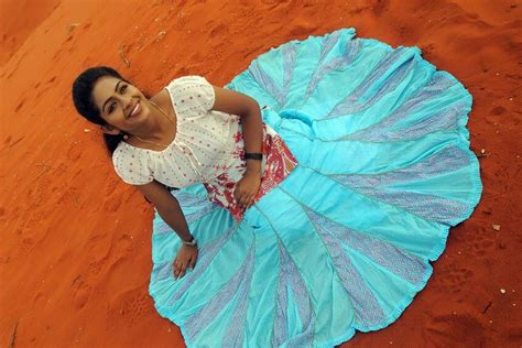cute tamil girl aiswarya in cue teenage dress stills from