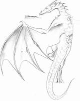 Wyvern Template Sketch Deviantart Drive Creative Coloring Pages sketch template