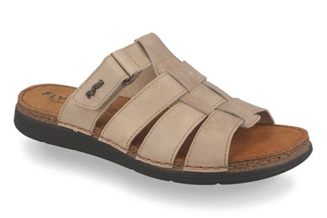 fly flot leather sliders collection comfort   italy   point  wellness