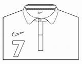 Camiseta Calcio Francia Maglia Colorare Playera Mondiali Fútbol Acolore Imagui sketch template