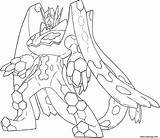 Pokemon Zygarde Coloring Pages Generation Printable Coloriage Print Template Popular Info sketch template