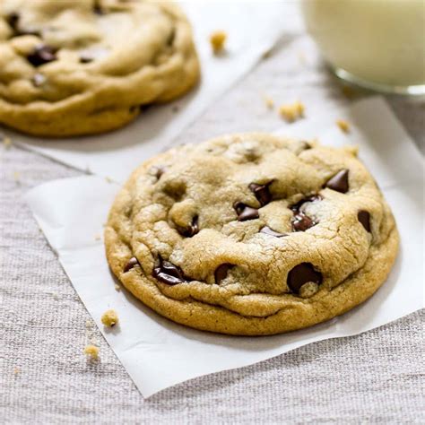 soft chocolate chip cookies recipe pinch  yum