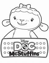 Doc Mcstuffins Coloring Pages Lambie Printable Colouring Kids Clipart Disney Lamb Face Library Sketch Sheets Printables Doctor Popular Toy Story sketch template