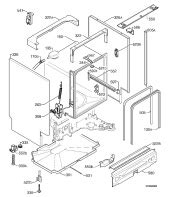 electrolux esl  dishwasher spares parts ransom spares