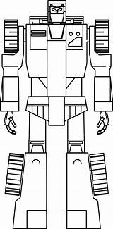 Scrapper Transformers sketch template