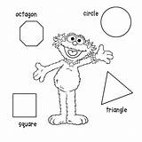 Coloring Shapes Pages Kids Print Shape sketch template