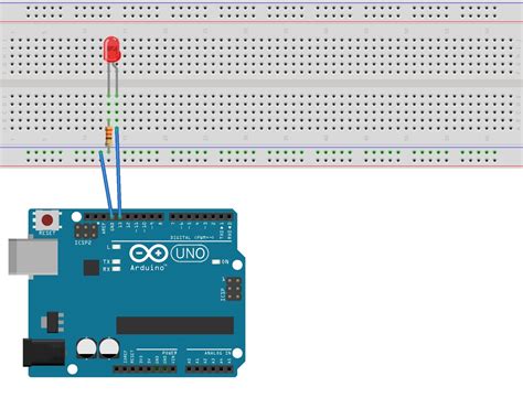 single led blinking program  arduino
