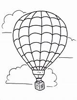 Balloon Air Hot Coloring Color Pages Choose Board Printable sketch template