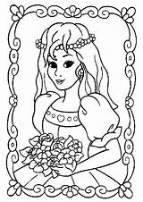Prinzessin Ausmalbilder sketch template