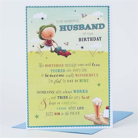 downloadable  printable birthday card  husband printable