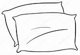 Pillow Pillows Clipart Stock Clip Illustration Two Clipground Vector Interactimages sketch template