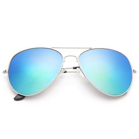 Classic 60mm Color Mirror Aviator Sunglasses Cosmiceyewear