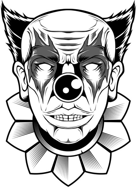 killer clown drawings    clipartmag