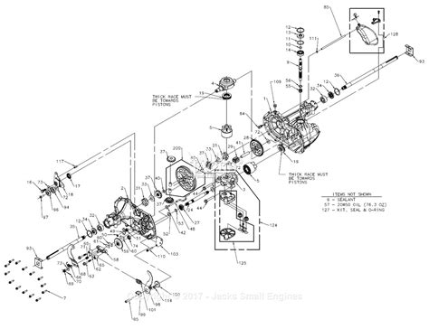 hydro gear   parts diagram  transaxle