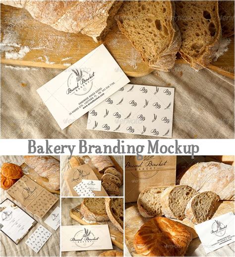 bakery branding mockup free download