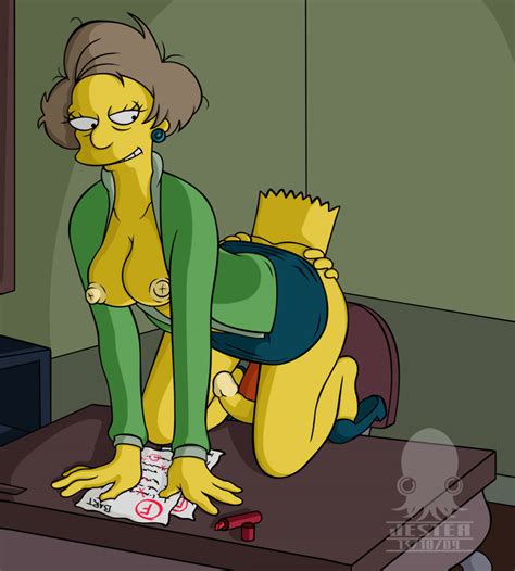 Image 365566 Bart Simpson Edna Krabappel The Simpsons