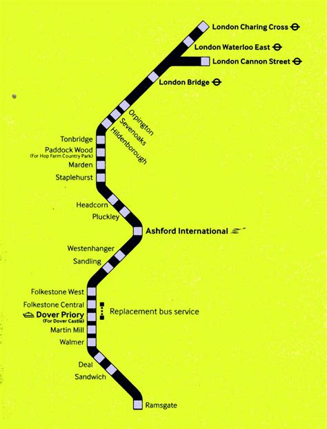 south eastern train rail maps